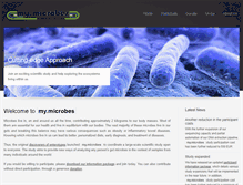 Tablet Screenshot of my.microbes.eu